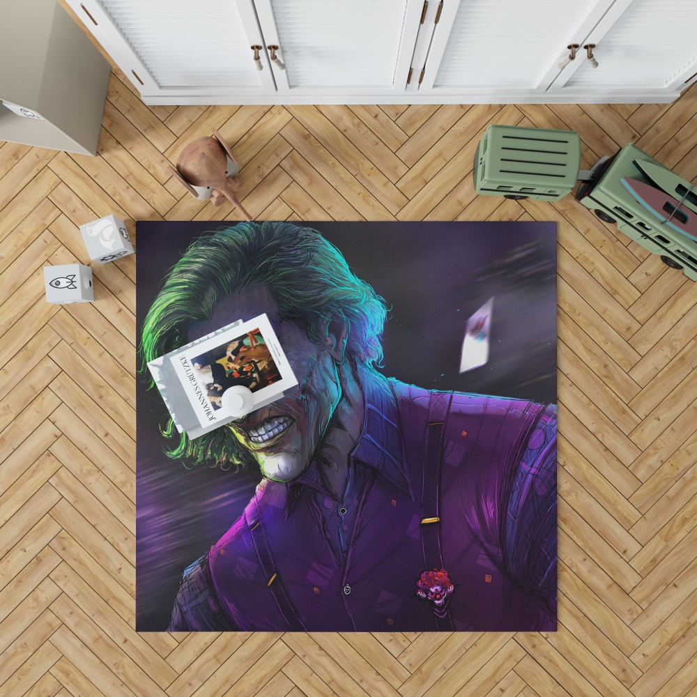 Joker Movie Dc Comics Bedroom Living Room Floor Carpet Rug