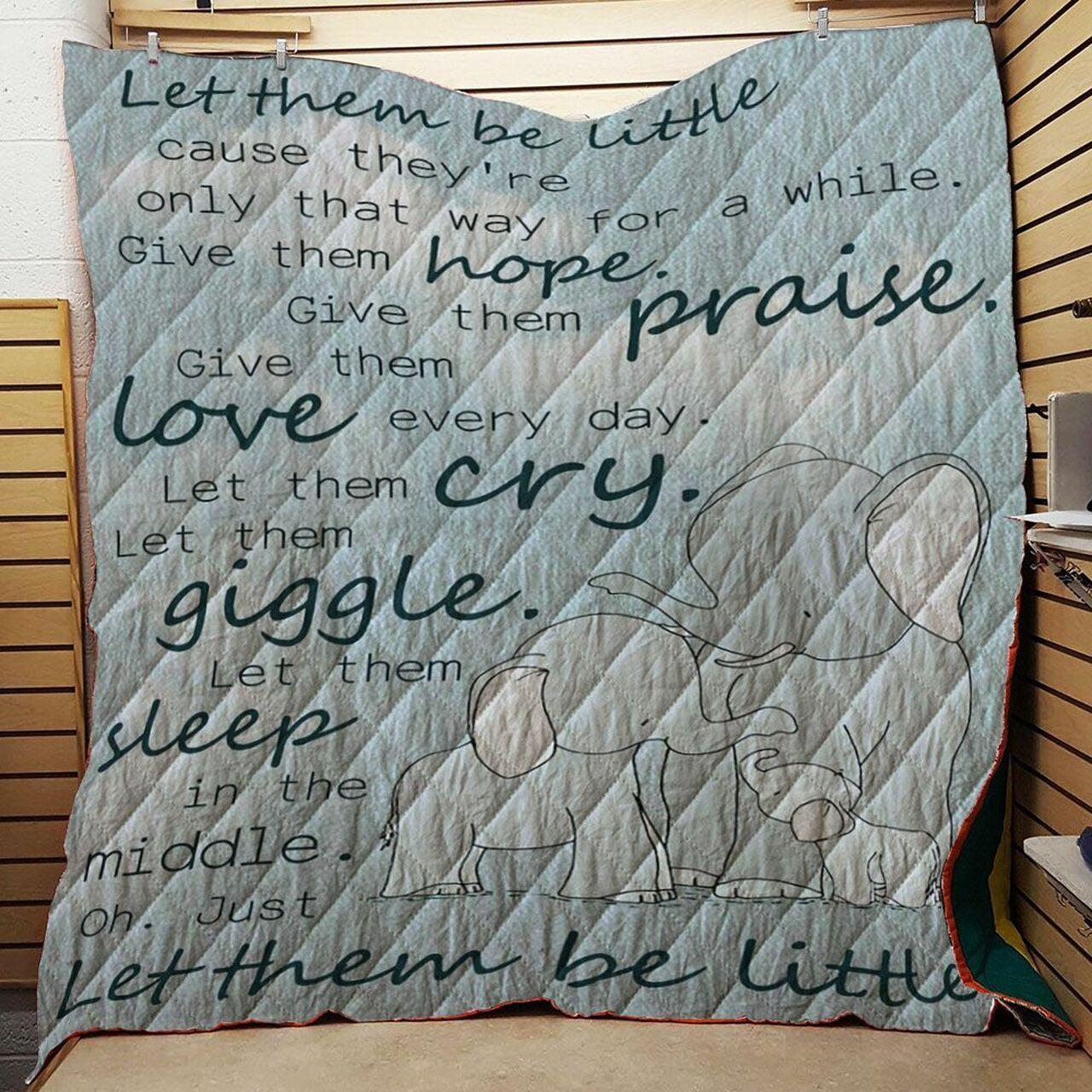 Eleph Cl18110818Mdq Quilt Blanket