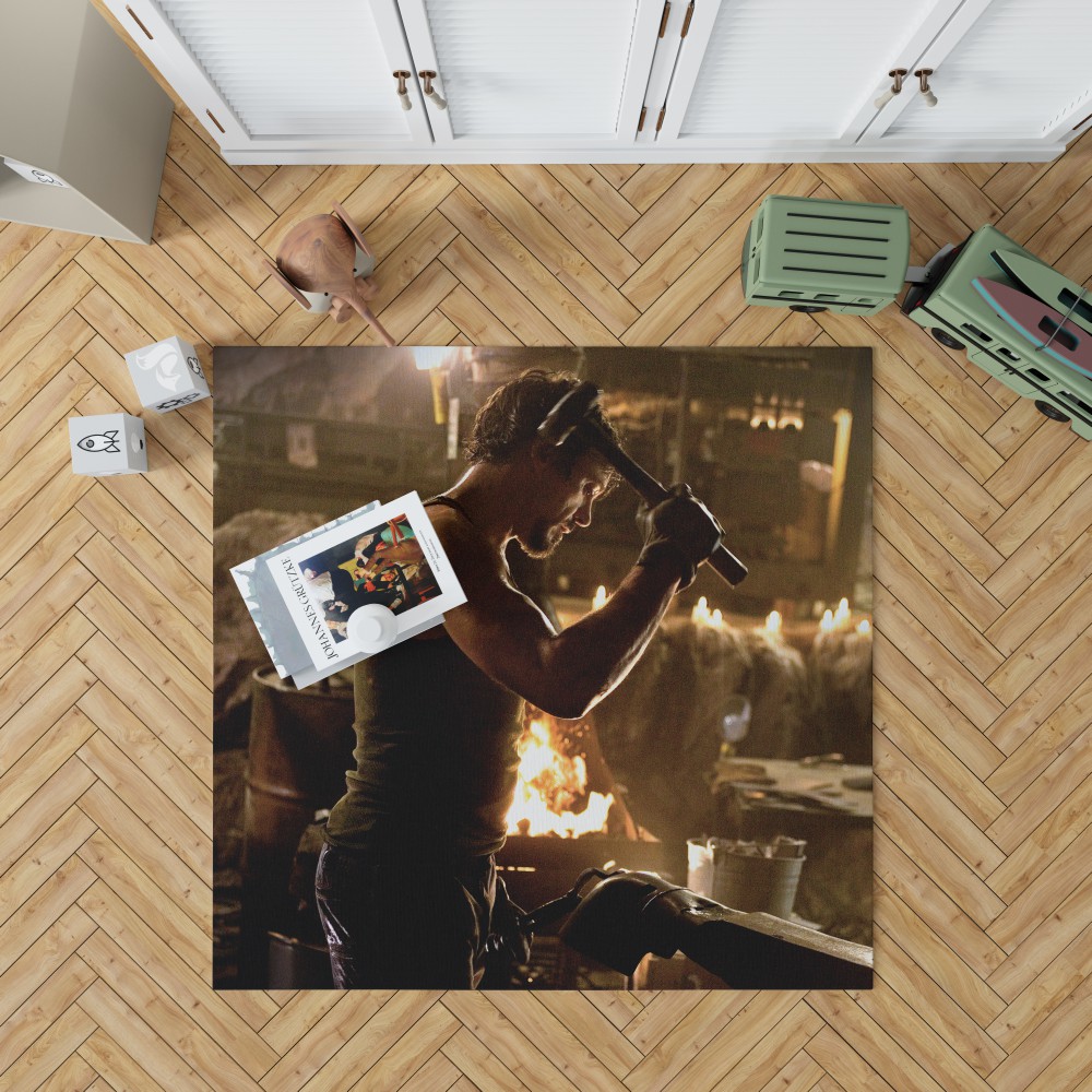 Iron Man Movie Avenger Iron Man Marvel Comics Robert Downey Jr Bedroom Living Room Floor Carpet Rug