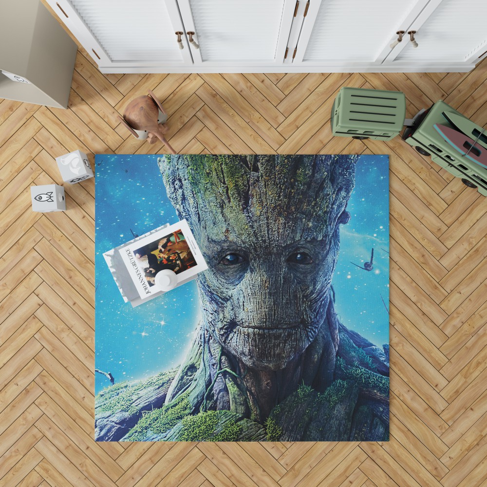 Guardians Of The Galaxy Movie Groot Bedroom Living Room Floor Carpet Rug