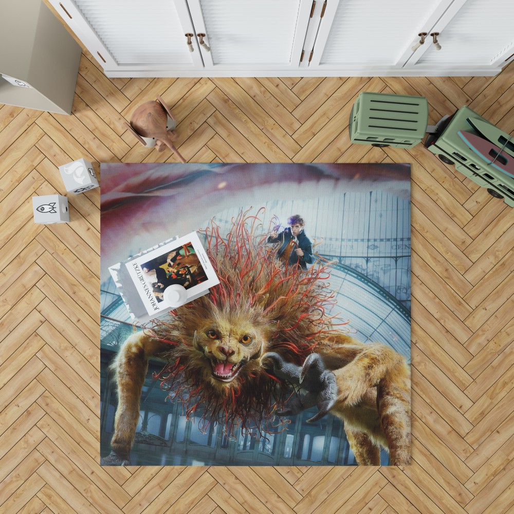 Fantastic Beasts The Crimes Of Grindelwald Movie Eddie Redmayne Bedroom Living Room Floor Carpet Rug