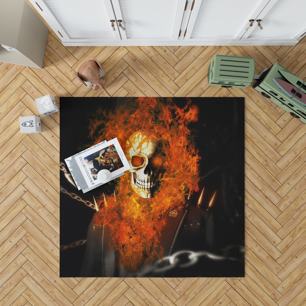 Ghost Rider Movie Ghost Rider Bedroom Living Room Floor Carpet Rug