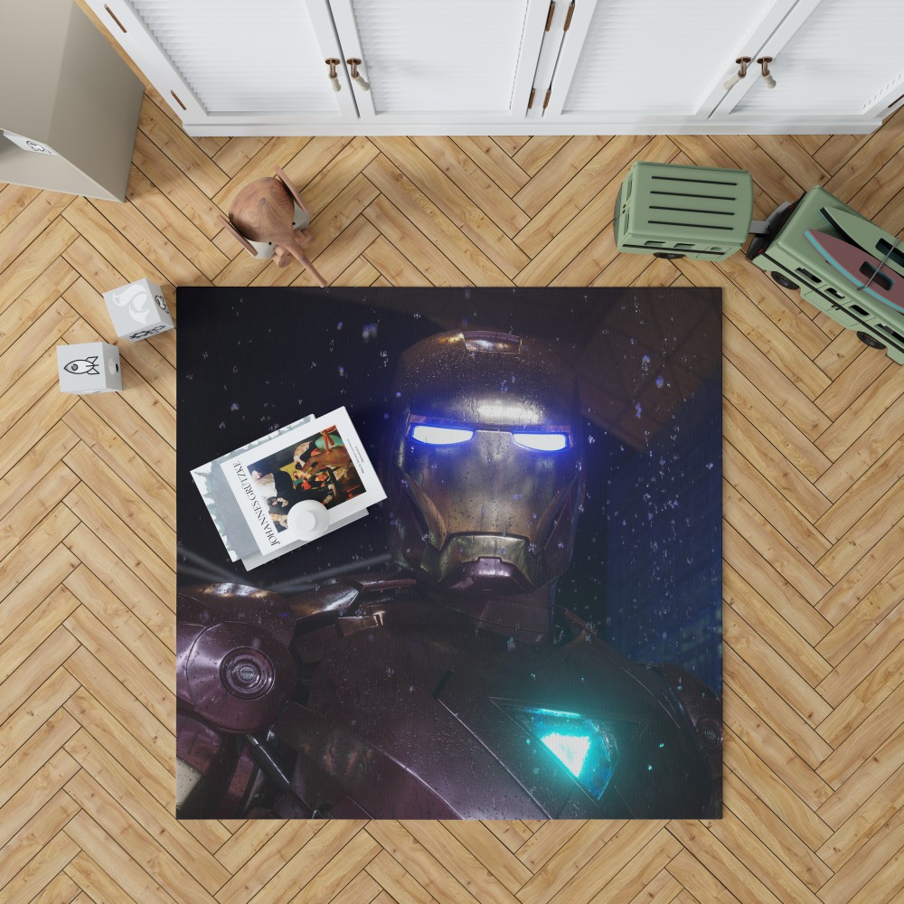 The Avengers Movie Iron Man Bedroom Living Room Floor Carpet Rug