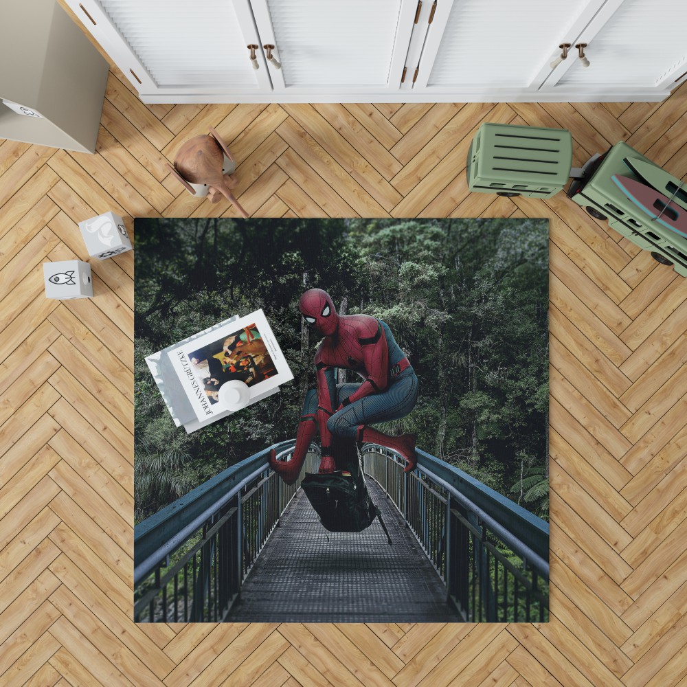 Spider-Man Homecoming Movie Bedroom Living Room Floor Carpet Rug