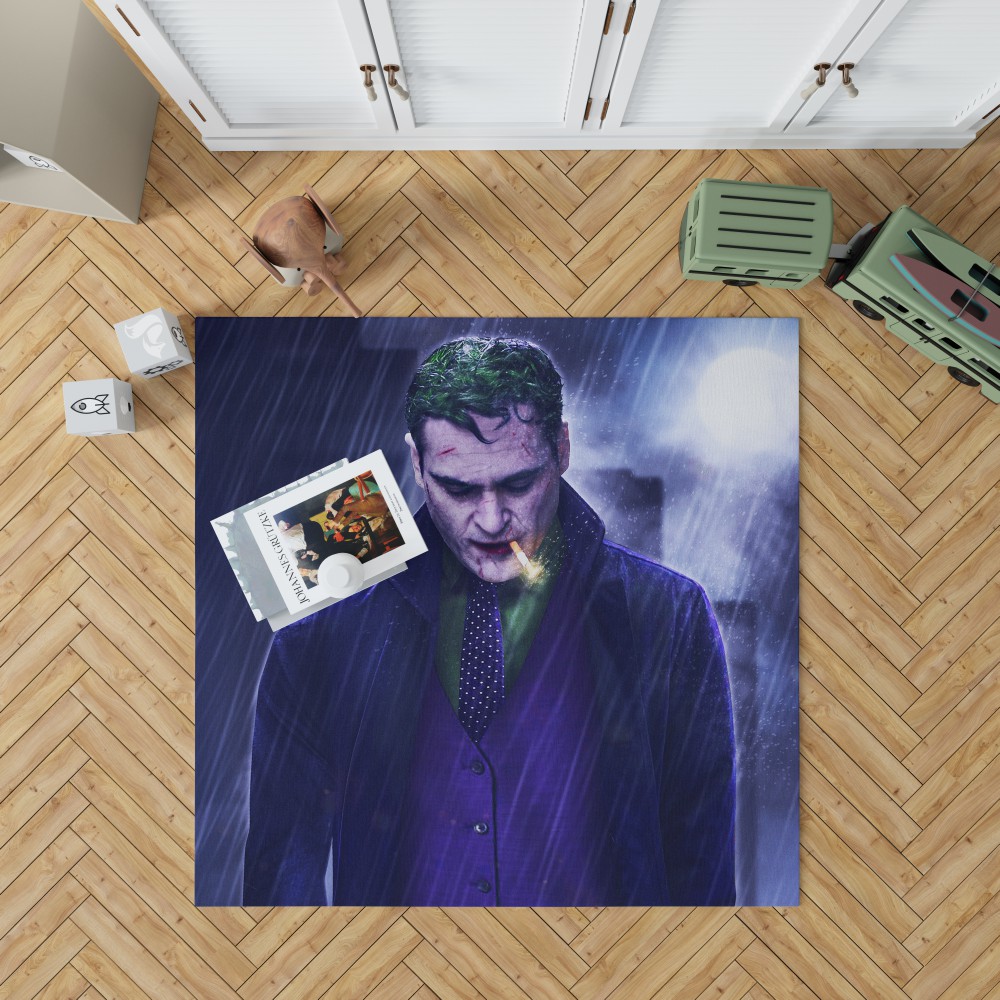 Joker Movie Joaquin Phoenix Bedroom Living Room Floor Carpet Rug