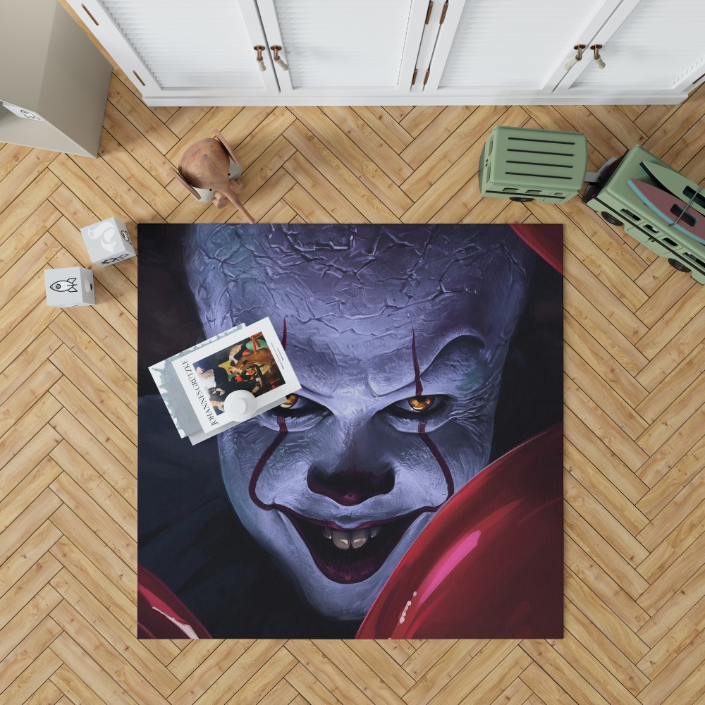 It 2017 Movie Creepy Pennywise Bedroom Living Room Floor Carpet Rug