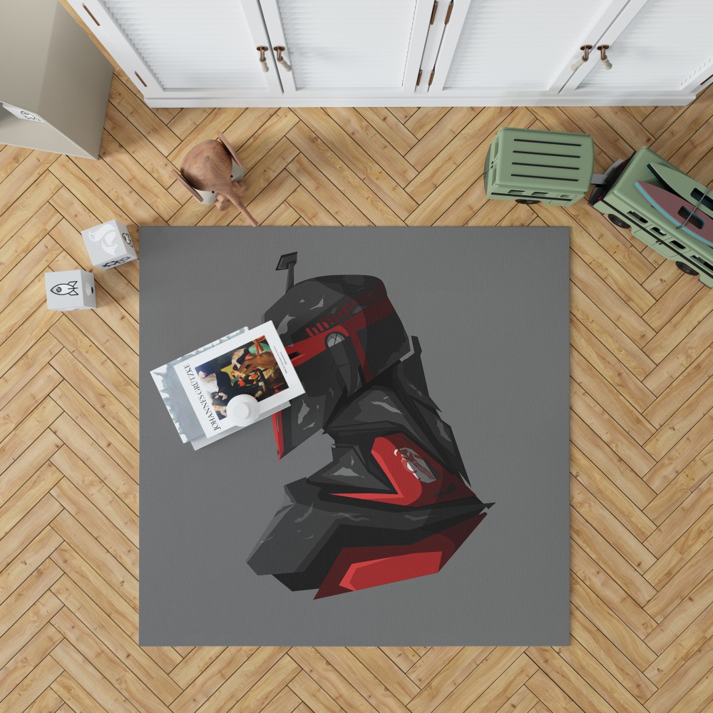 Star Wars Movie Boba Fett Jeremy Bulloch Bedroom Living Room Floor Carpet Rug