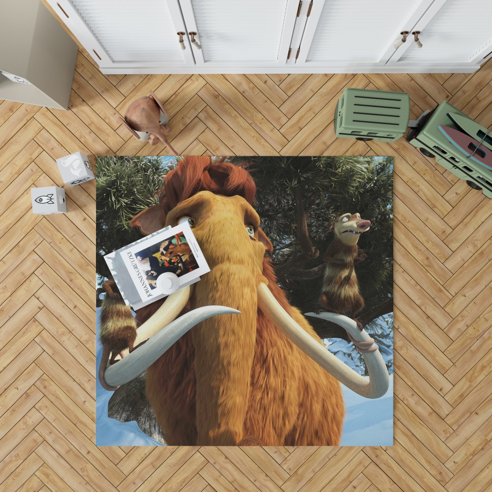 Ice Age Dawn Of The Dinosaurs Movie Bedroom Living Room Floor Carpet Rug