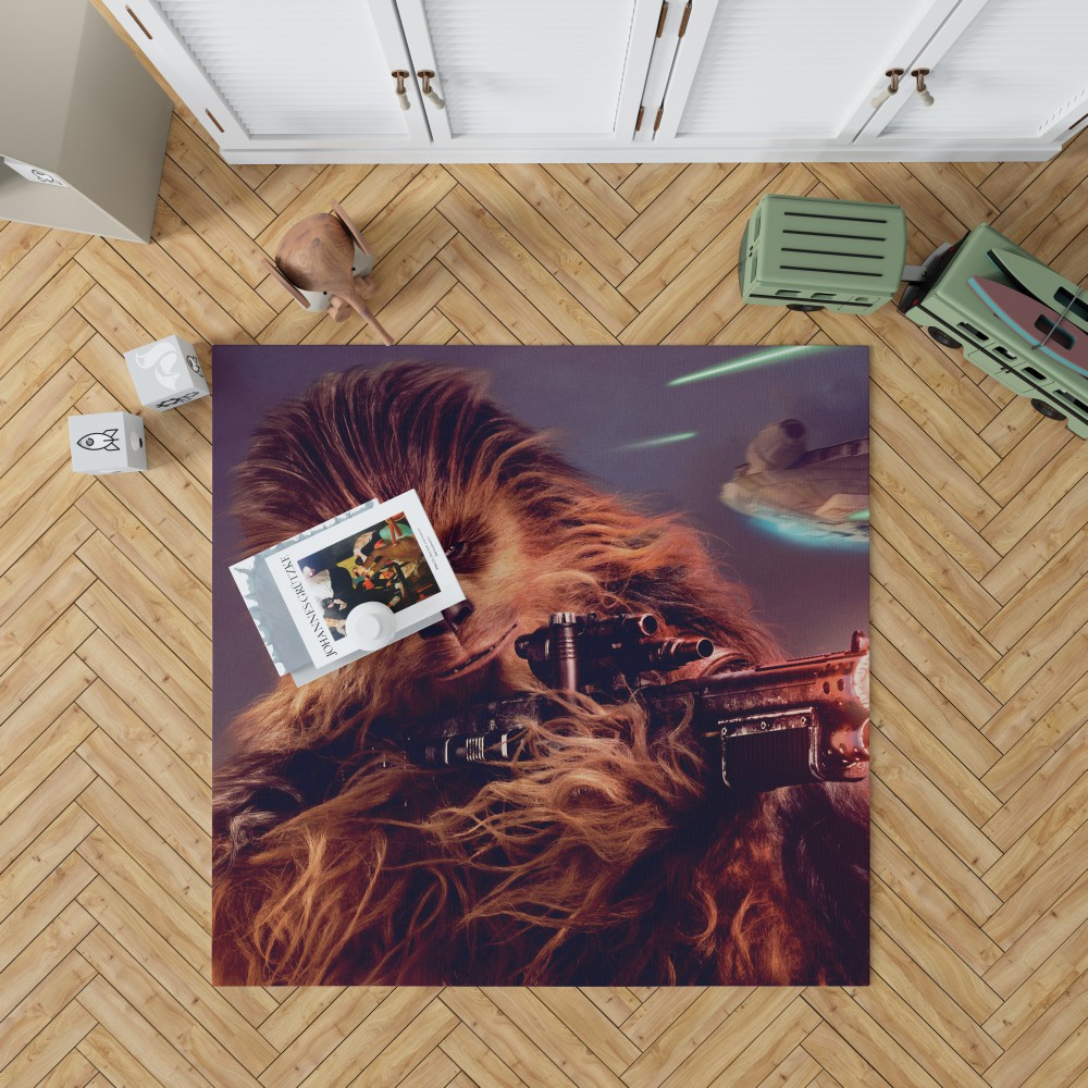 Solo A Star Wars Story Movie Chewbacca Bedroom Living Room Floor Carpet Rug