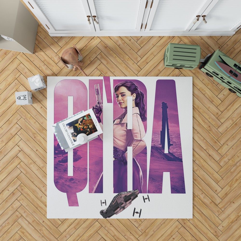 Solo A Star Wars Story Movie Emilia Clarke Qira Star Wars Bedroom Living Room Floor Carpet Rug