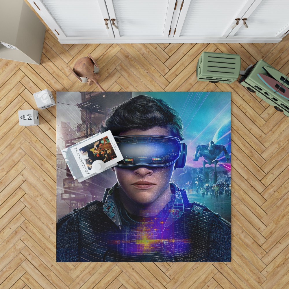 Ready Player One Movie Tye Sheridan Bedroom Living Room Floor Carpet Rug