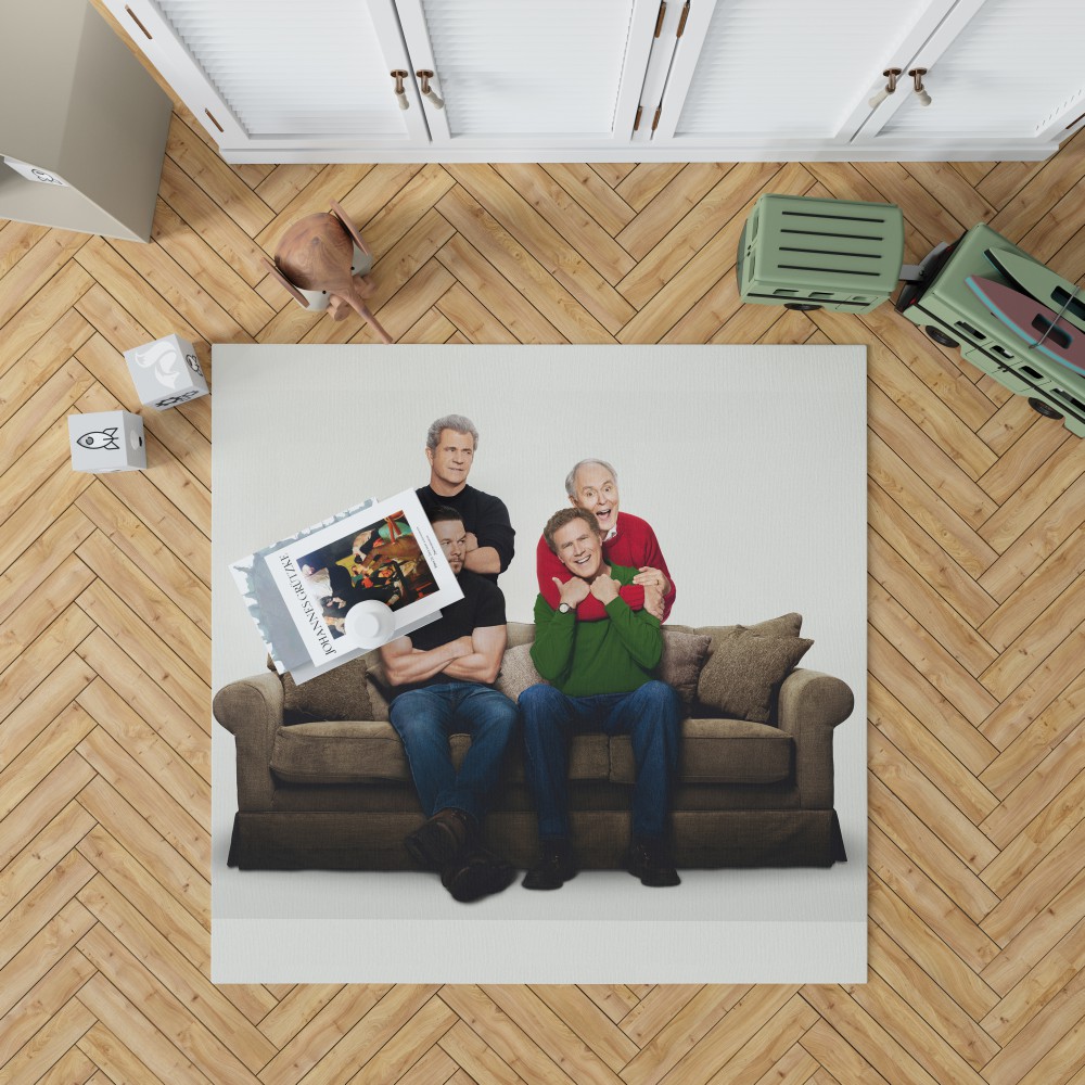 DaddyS Home 2 Movie John Lithgow Mark Wahlberg Mel Gibson Will Ferrell Bedroom Living Room Floor Carpet Rug