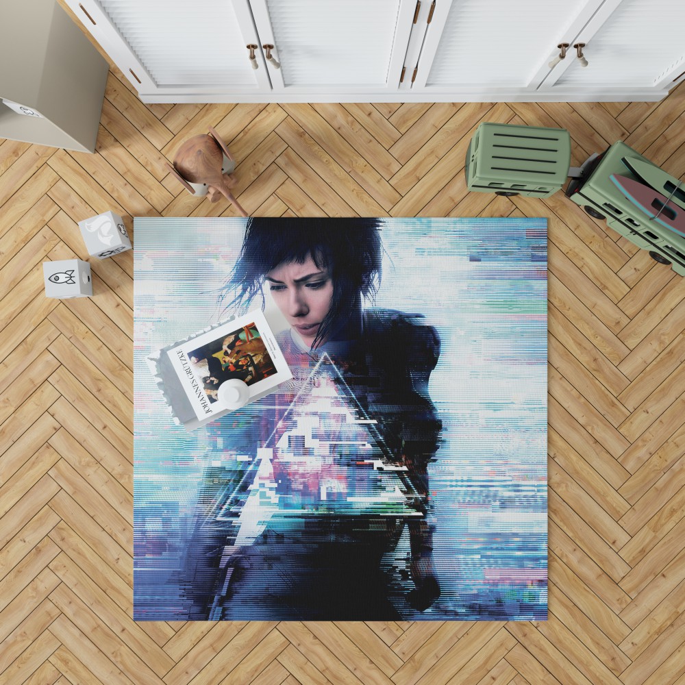 Ghost In The Shell 2017 Movie Scarlett Johansson Bedroom Living Room Floor Carpet Rug