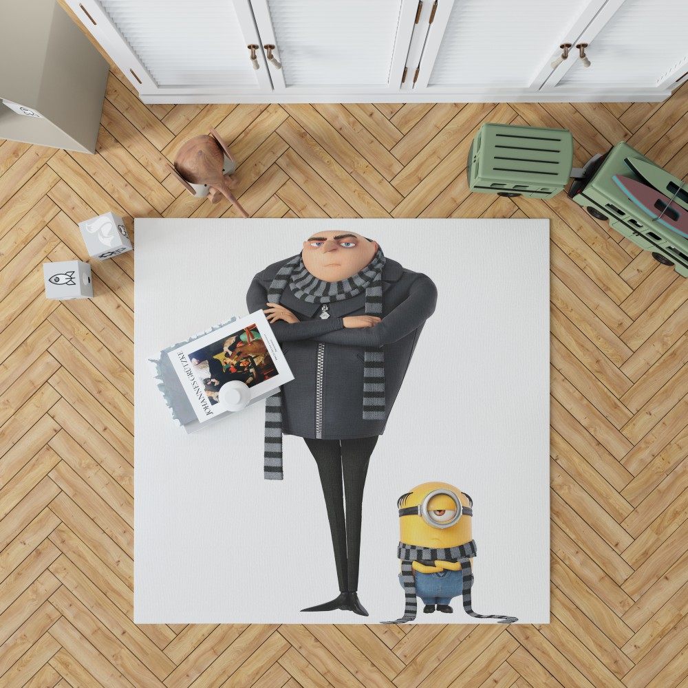 Despicable Me 3 Movie Gru Stuart Bedroom Living Room Floor Carpet Rug