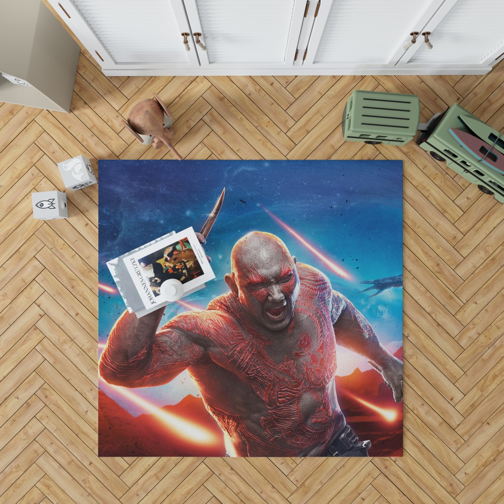 Guardians Of The Galaxy Vol 2 Movie Drax The Destroyer Bedroom Living Room Floor Carpet Rug