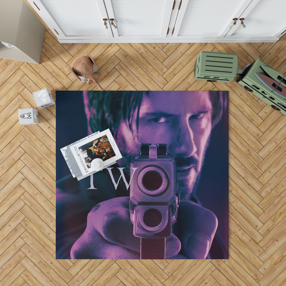 John Wick Chapter 2 Movie John Wick Keanu Reeves Bedroom Living Room Floor Carpet Rug