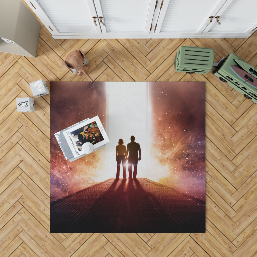 Passengers Movie Chris Pratt Jennifer Lawrence Bedroom Living Room Floor Carpet Rug
