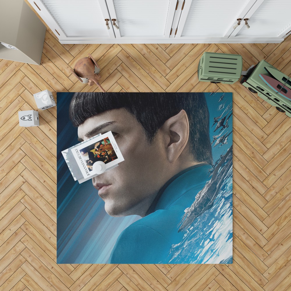 Star Trek Beyond Movie Spock Zachary Quinto Bedroom Living Room Floor Carpet Rug