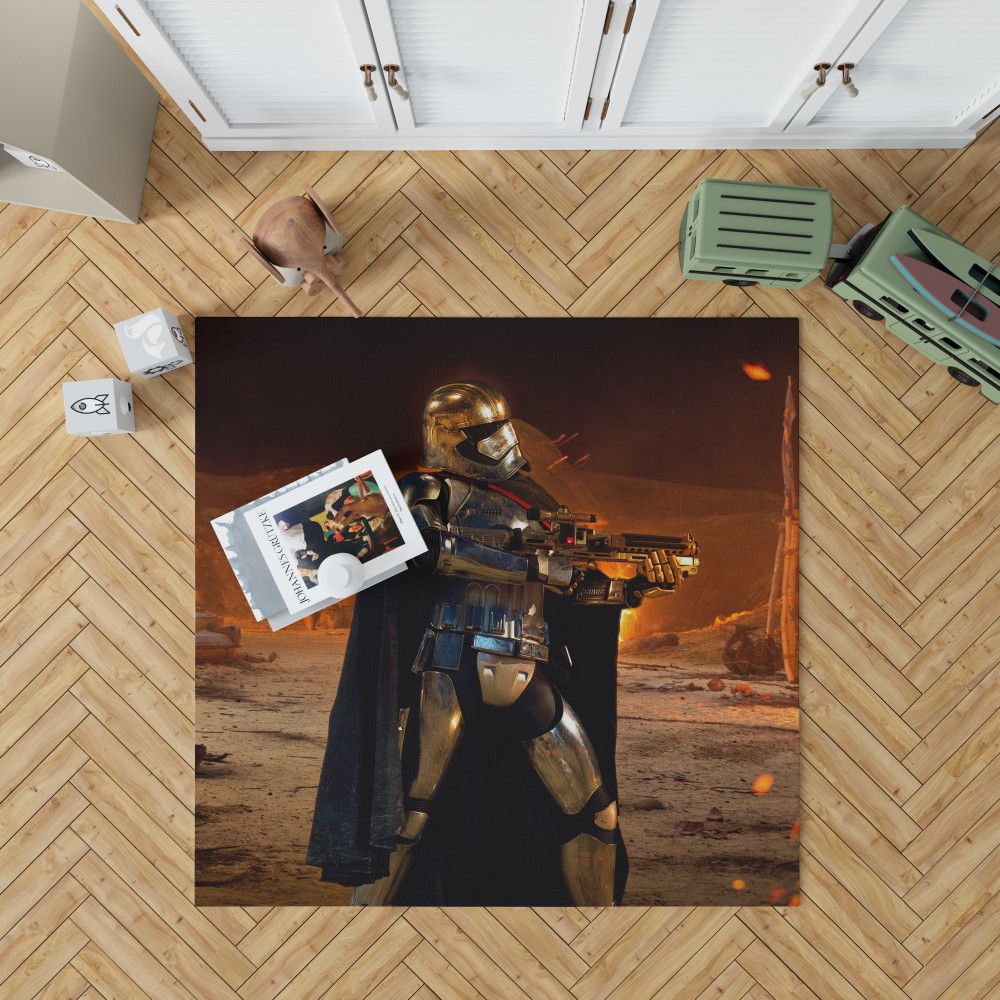 Star Wars Episode Vii The Force Awakens Movie Captain Phasma Bedroom Living Room Floor Carpet Rug