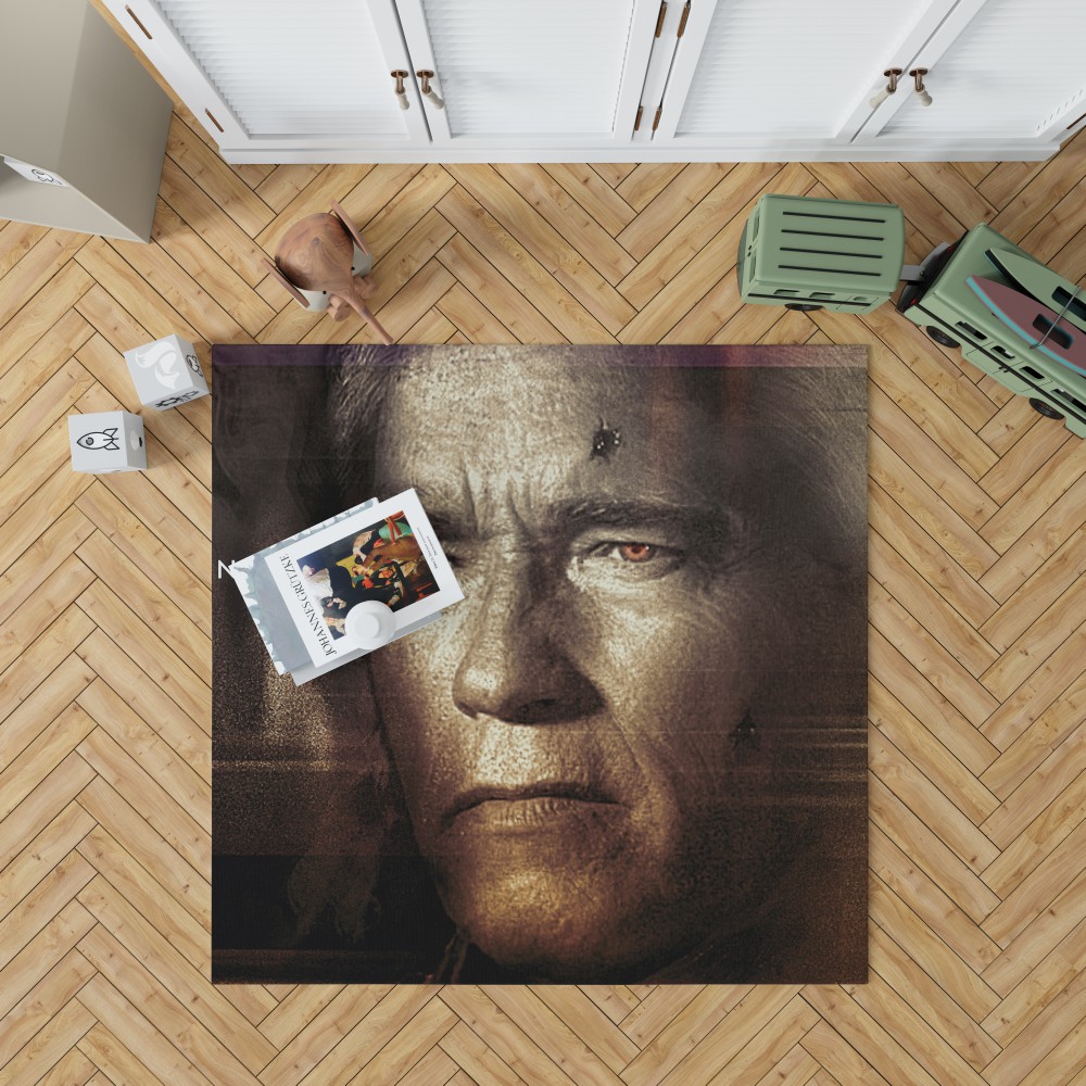 Terminator Genisys Movie Terminator Arnold Schwarzenegger Bedroom Living Room Floor Carpet Rug