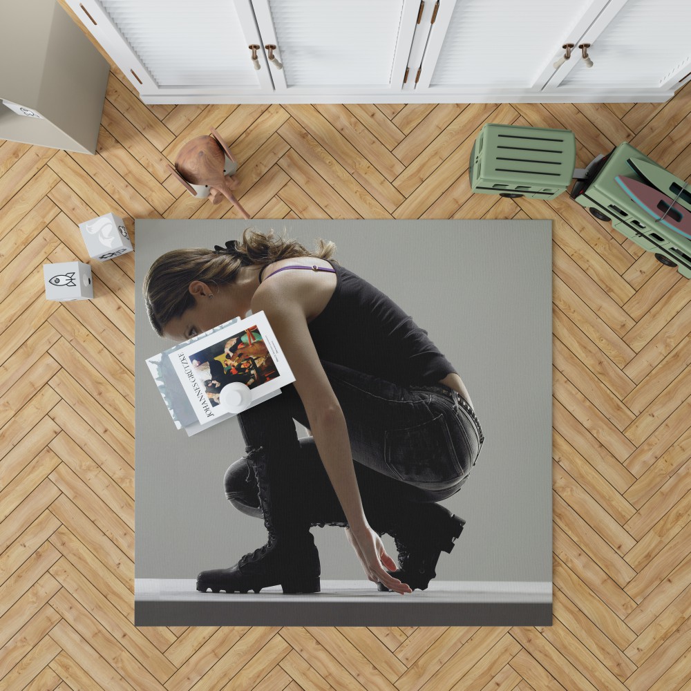 Summer Glau In Terminator The Sarah Connor Chronicles Tv Show Bedroom Living Room Floor Carpet Rug