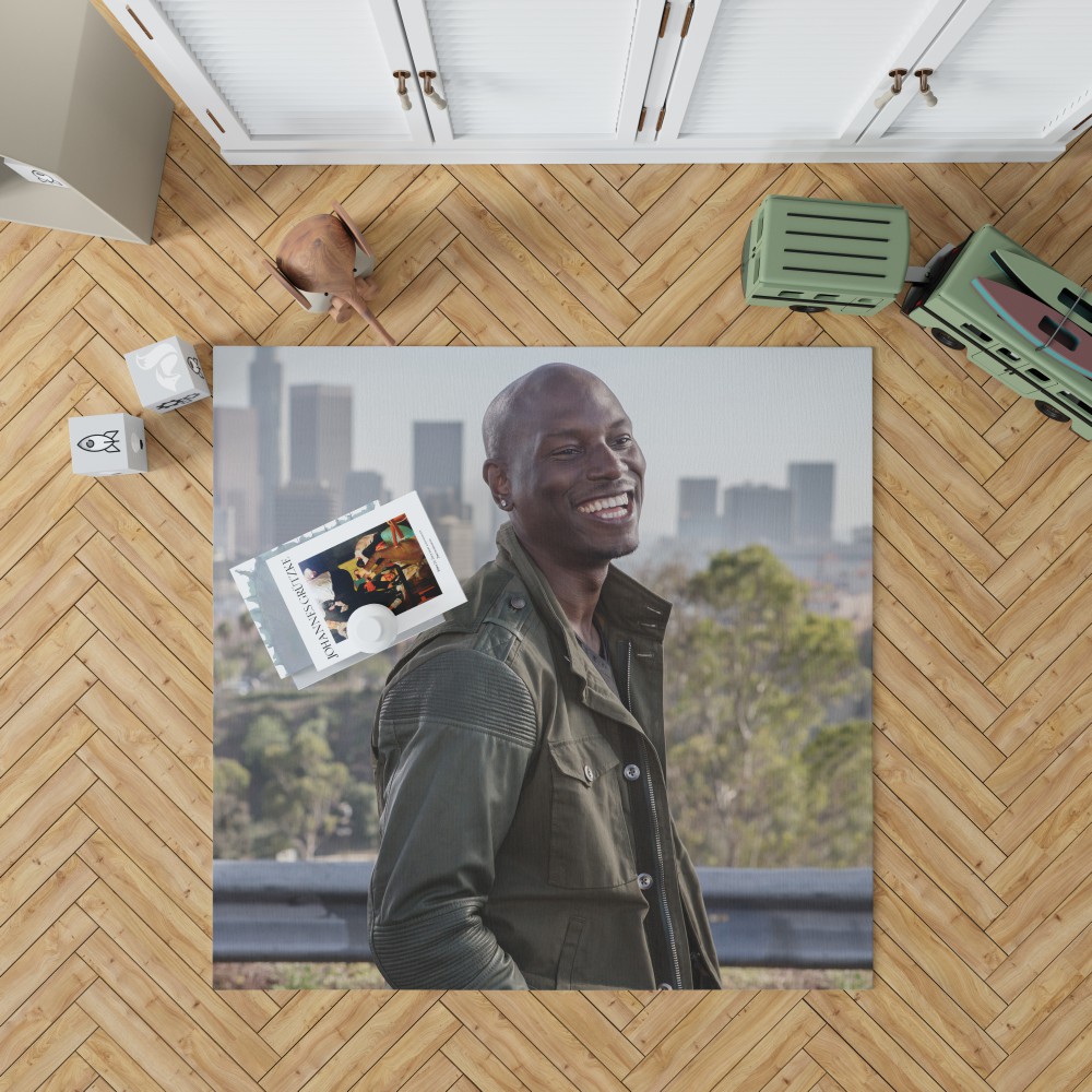 Roman Pearce Tyrese Gibson In Furious 7 Fast & Furious Bedroom Living Room Floor Carpet Rug