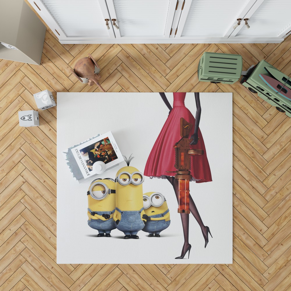 Bob Stuart Kevin Minions Moviebedroom Living Room Floor Carpet Rug