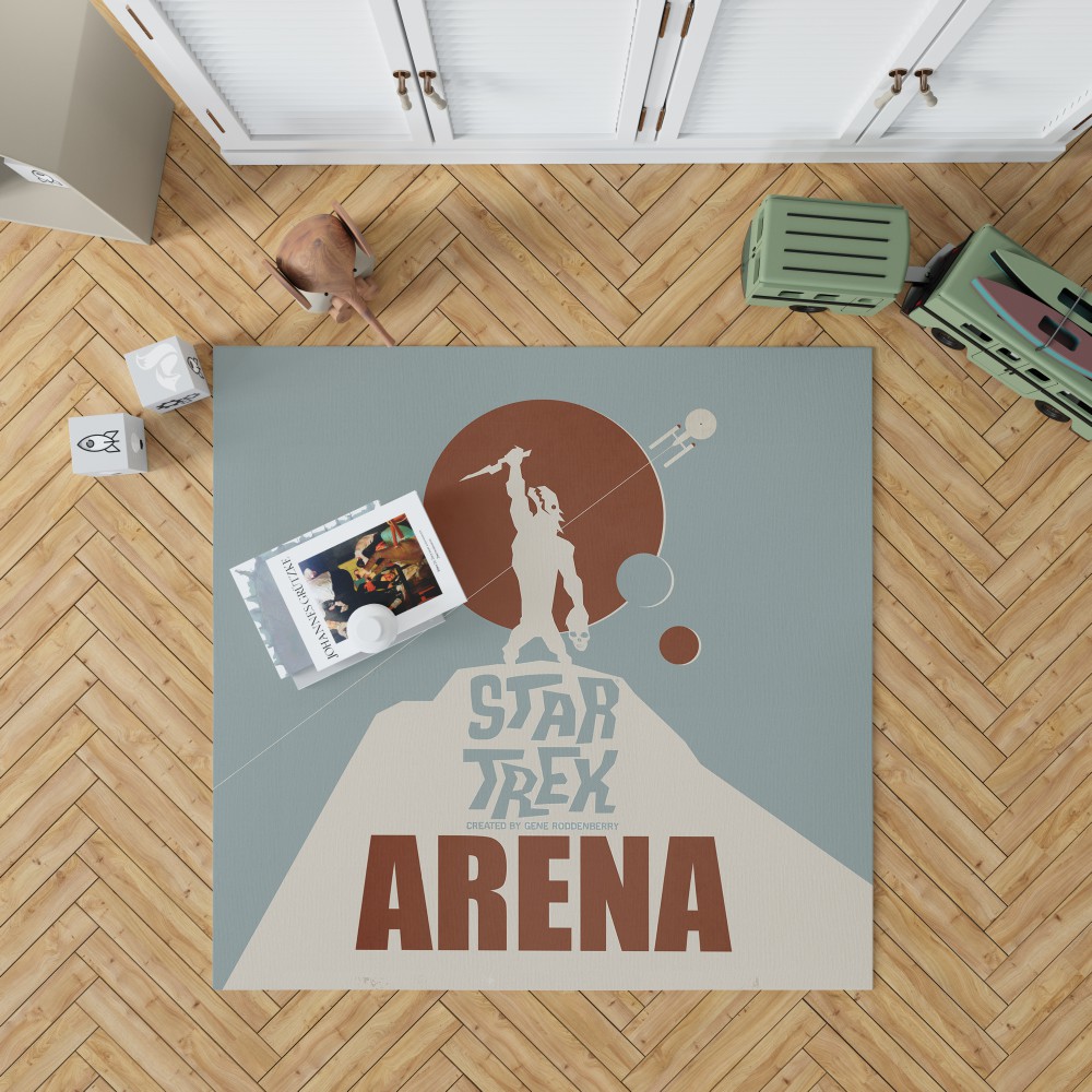 Star Trek The Original Series Arena Episode Tv Show Bedroom Living Room Floor Carpet Rug