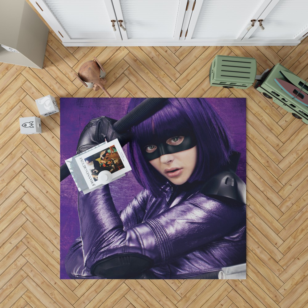 Hit-Girl In Kick-Ass Movie Chloe Grace Moretz Bedroom Living Room Floor Carpet Rug