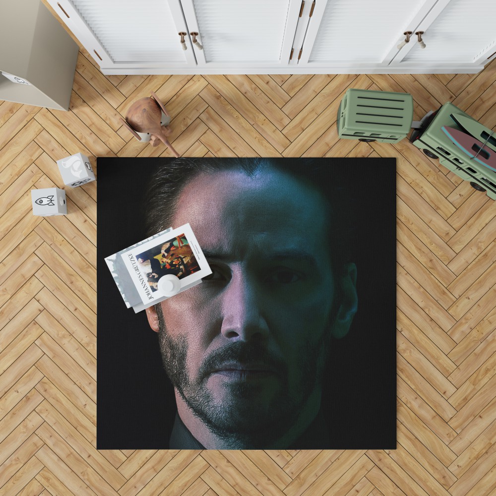 John Wick Chapter 3 Movie Keanu Reeves Bedroom Living Room Floor Carpet Rug