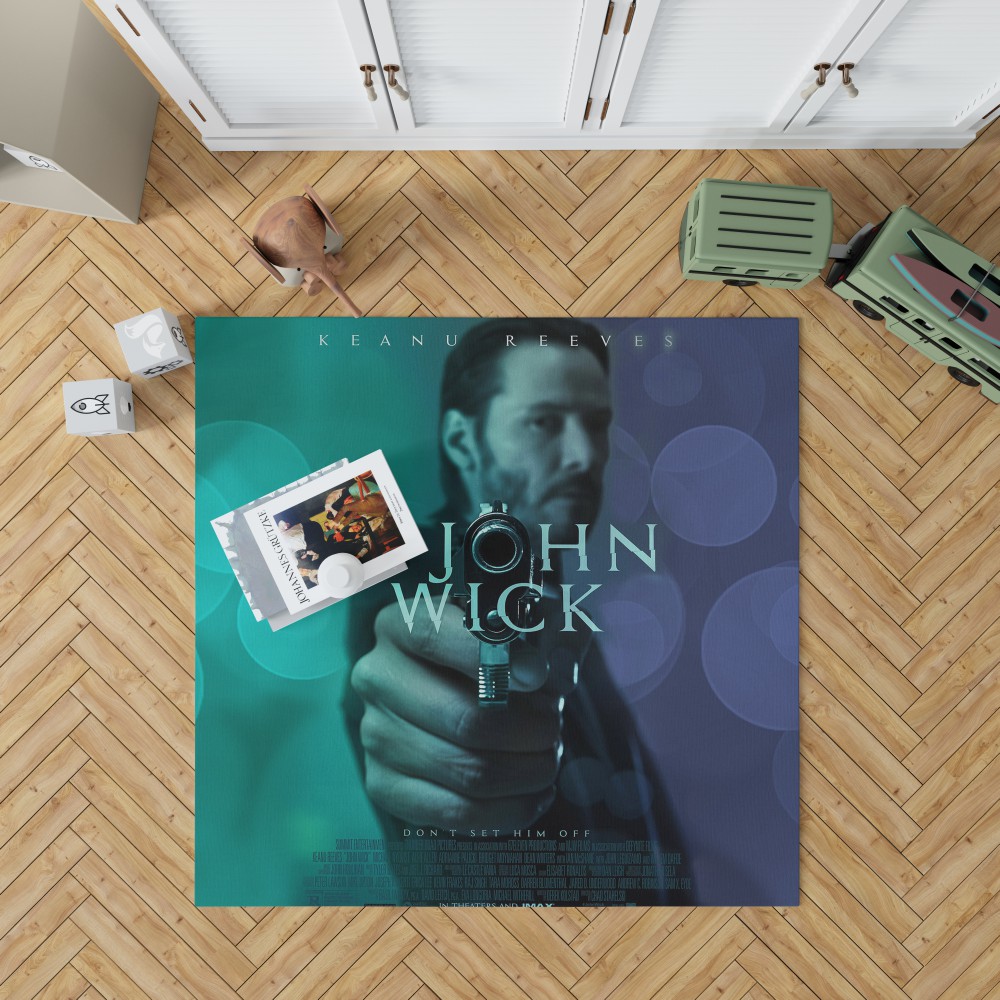 John Wick 2014 Movie Keanu Reeves Bedroom Living Room Floor Carpet Rug