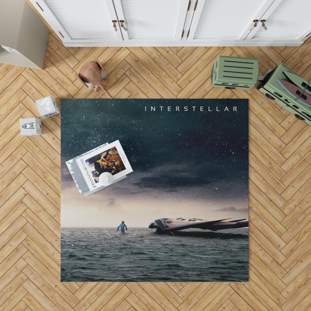 Interstellar Movie Sci-Fi Bedroom Living Room Floor Carpet Rug