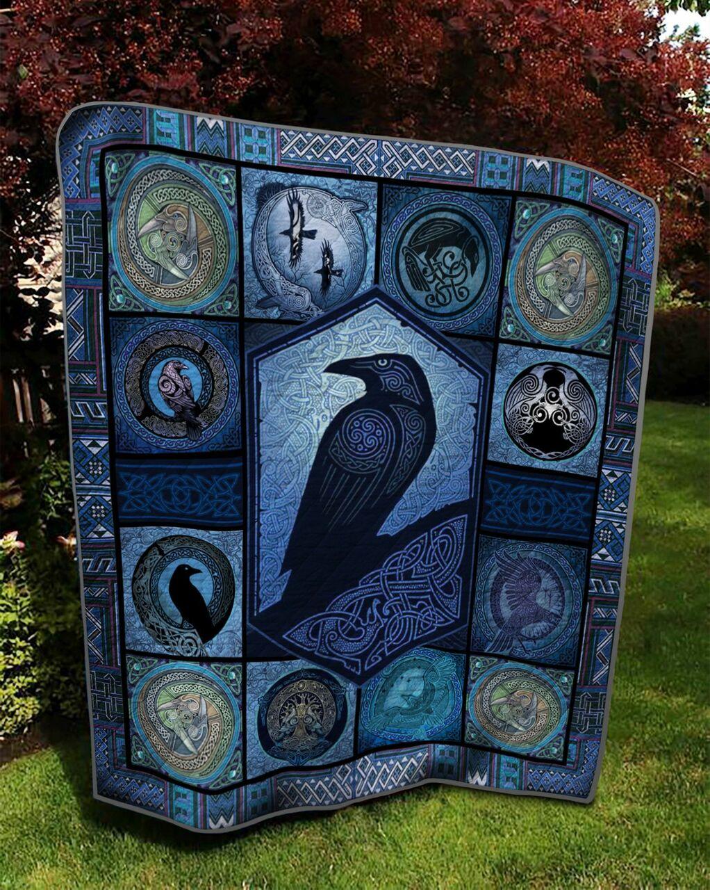 Celtic Art Raven Td14110217 Quilt Blanket