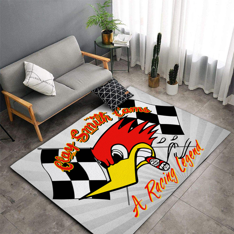 Personalized A Racing Legend Hot Rod Rug