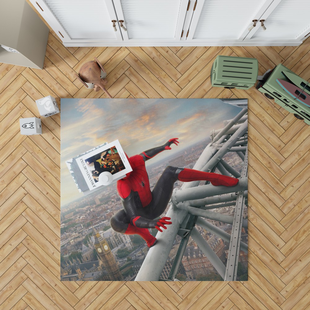 Spider-Man Far From Home Movie Marvel Bedroom Living Room Floor Carpet Rug