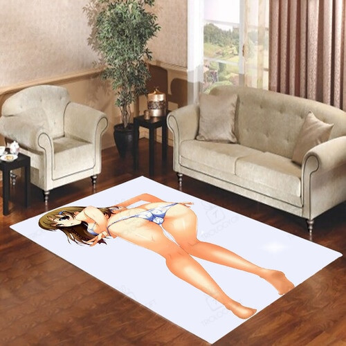 Hot Anime Girl Rectangle Rug Decor Area Rug For Home Decoration