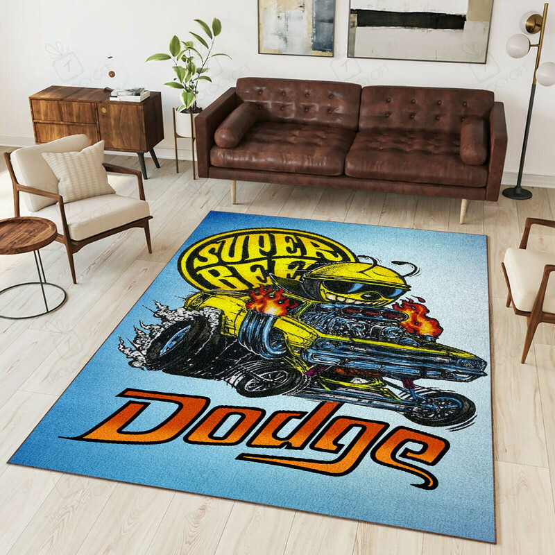 Super Bee Dodge Hot Rod Rug For Home Decoration
