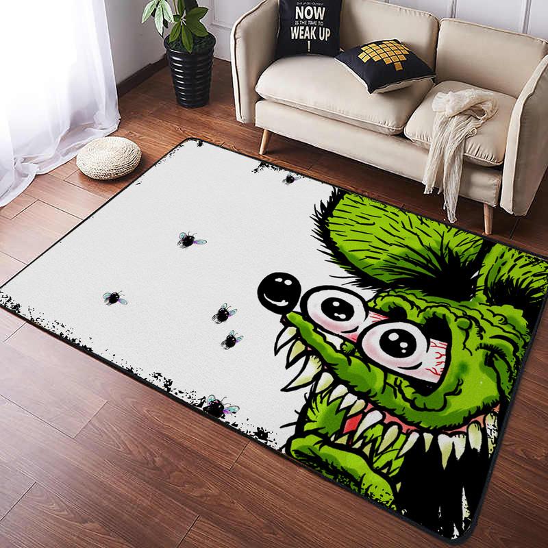 Cute And Quirky Rat Fink Rug  Add Playfulness To Your Decor
