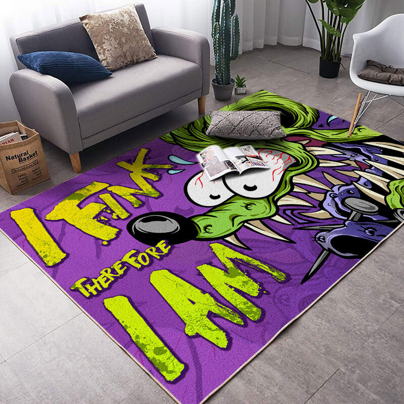 I Fink Rat Fink Rug Hot Rod Rug For Garage