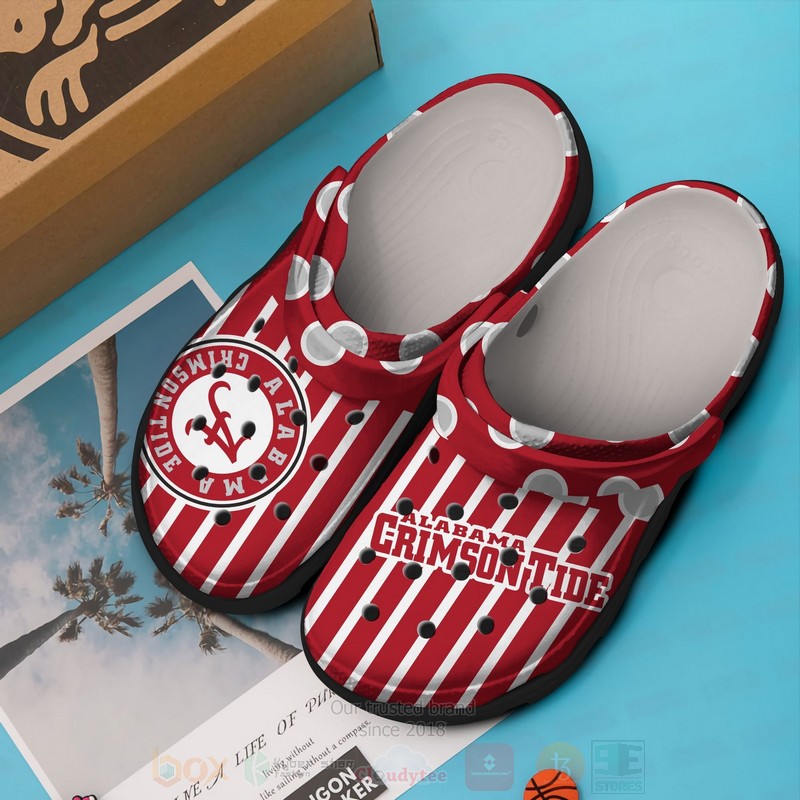Cronocare Sport Crocs Alabama Crimson Tide NCAA Sport Crocs Crocband Clogs Shoes
