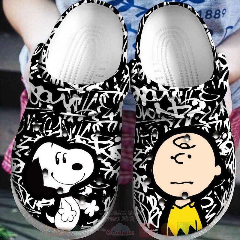 Cronocare Sport Crocsnoopy and Charlie Brown Cartoon Crocs Crocband Clogs Shoes