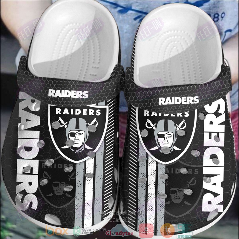 Cronocare Sport Crocs Las Vegas Raiders NFL Sport Crocs Crocband Clogs Shoes
