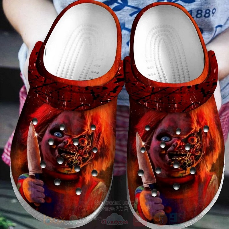 Cronocare Sport Crocs Chucky Horror Movie Crocs Crocband Clogs Shoes