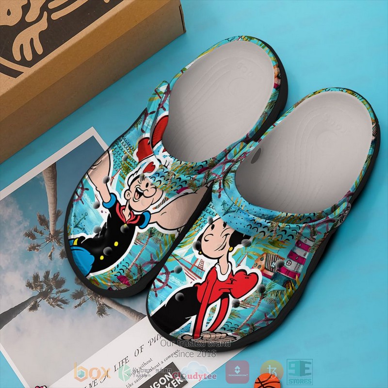 Cronocare Sport Crocs Popeye the Sailor TV Series Crocs Crocband Clogs Shoes