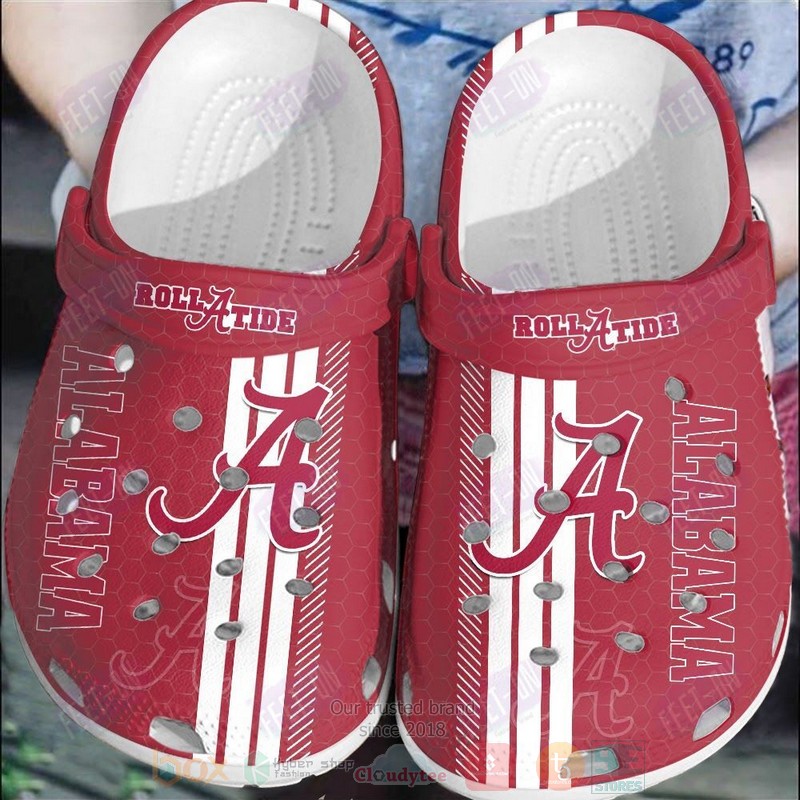 Cronocare Sport Crocs Alabama Crimson Tide NCAA Sport Crocs Crocband Clogs Shoes
