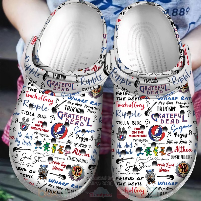 Cronocare Sport Crocs Grateful Dead Music Crocs Crocband Clogs Shoes