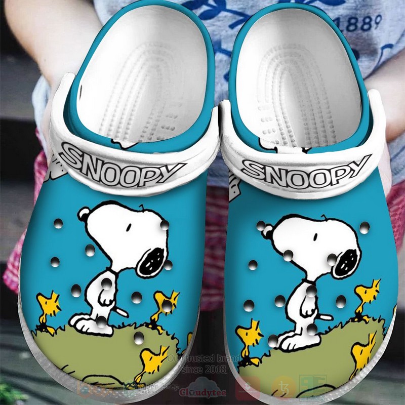 Cronocare Sport Crocsnoopy and Woodstock Cartoon Crocs Crocband Clogs Shoes