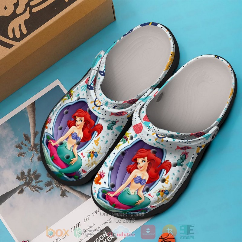 Cronocare Sport Crocs The Little Mermaid Cartoon Crocs Crocband Clogs Shoes