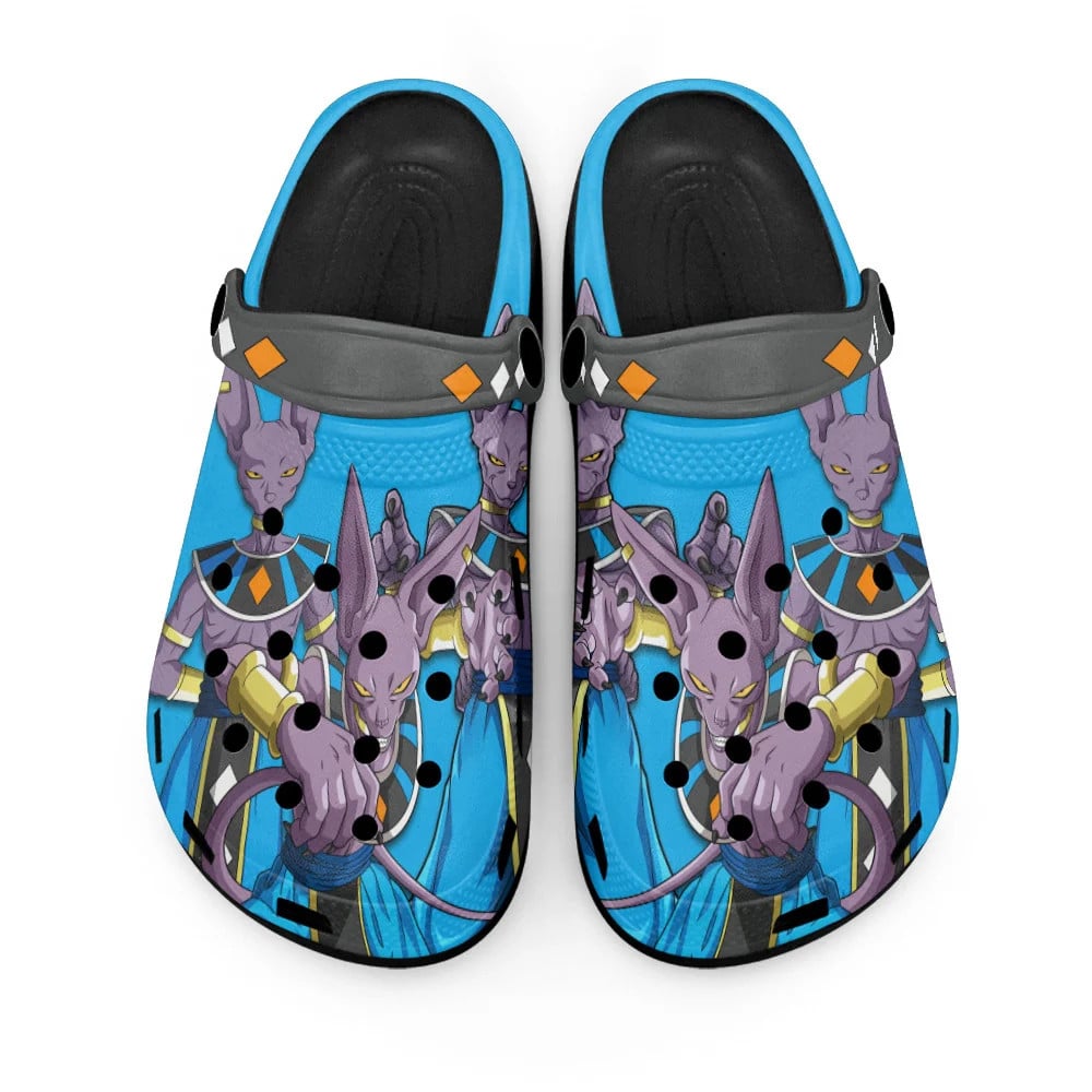 Cronocare Sport Crocs Beerus Dragon Ball Anime Crocs Crocband Clogs Shoes