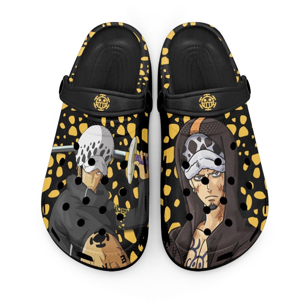Cronocare Sport Crocs Trafalgar D. Water Law One Piece Anime Crocs Crocband Clogs Shoes